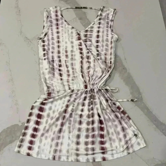 hount Dresses & Skirts - Hount NWT DeepVNeck MiniSkirt Sleeveless Beach CoverUp Brass Charm Womens Medium